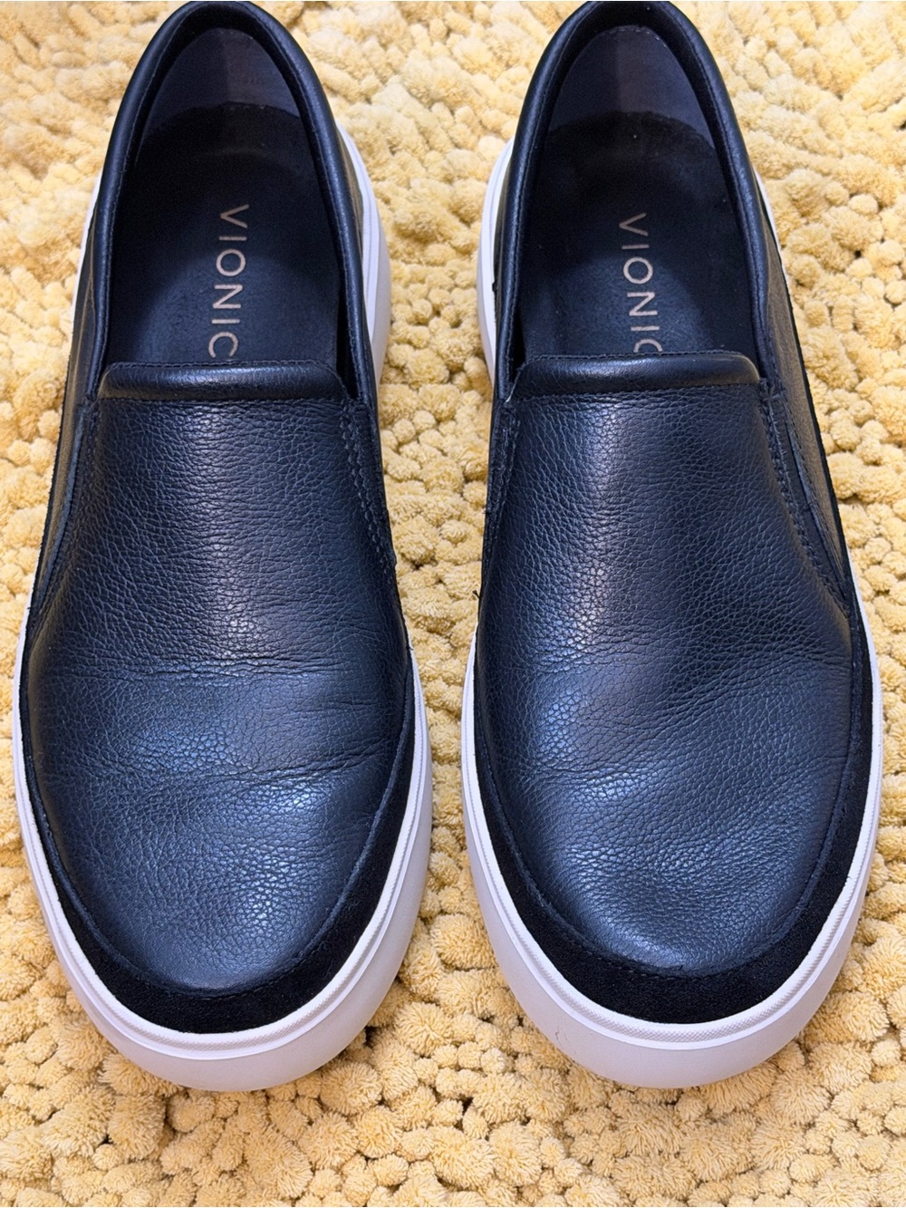 Vionic Women’s Black Slip-On Leather
Sneaker/Loafer